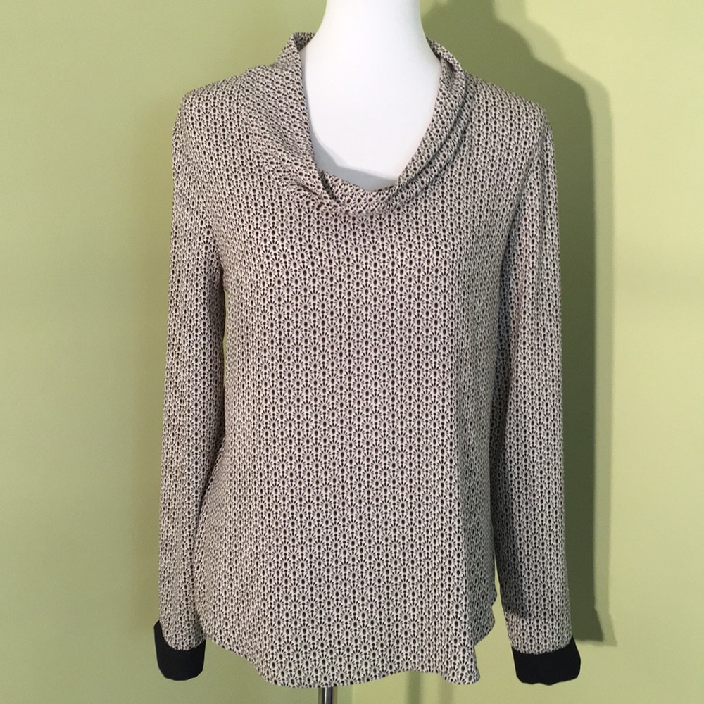 Zara Basics Print Blouse